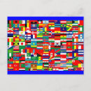 Zoek naar vlaggen van de wereld briefkaarten Usa
