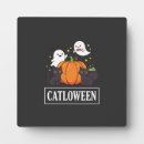 Zoek naar grappige katten fotoplaat Halloweenfeest