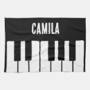 Zoek naar muziek keuken handdoeken Pianist