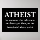 Zoek naar rationeel posters Atheïst
