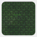 Zoek naar binair getal stickers Code