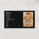 Zoek naar lion visitekaartjes Leeuw