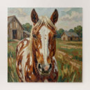 Zoek naar bruine paarden puzzels Boerderij