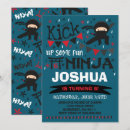 Zoek naar ninja uitnodigingen Karate party