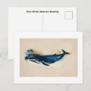 Zoek naar walvis tekening briefkaarten Zee