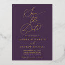 Zoek naar gold foil save the dates Eenvoudig