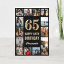 Zoek naar 65 jaar posters Zwart en goud