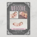 Zoek naar welcome baby uitnodigingen Meisje