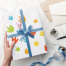 Zoek naar voetafdruk cadeaupapier Ieder kind