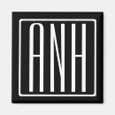 Zoek naar initialen magneten Chic