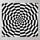 Zoek naar illusie posters Zwart wit