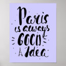 Zoek naar parijs frankrijk posters Typografie