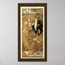 Zoek naar het vintage flirt posters Alphonse mucha