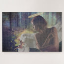 Zoek naar engelen vleugels puzzels Hemels