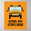 Zoek naar bushalte posters Schoolbus