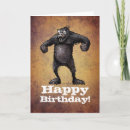 Zoek naar grappige gorilla kaarten Voor hem