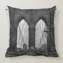 Zoek naar brooklyn new york kussens Zwart wit