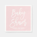 Zoek naar baby shower papieren servetten Kalligrafie