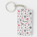 Zoek naar sneeuwvlokken sleutelhangers Nieuw jaar
