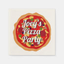 Zoek naar pizza partij servetten Plak