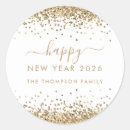 Zoek naar nieuwjaar stickers Goudglitter
