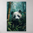 Zoek naar bamboe bos posters Waterverf