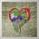 Zoek naar harten en bloemen posters Voor hem/haar