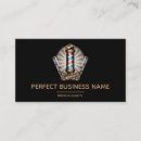 Zoek naar barber logo visitekaartjes Elegant