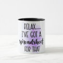 Zoek naar ontspan mokken Spreadsheet