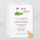 Zoek naar mini golf party uitnodigingen Elk persoon