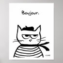 Zoek naar franse katten posters Humor