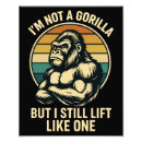 Zoek naar grappige gorilla posters Voor hem