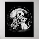 Zoek naar skelet kat posters Patroon
