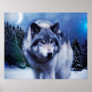 Zoek naar wolf sneeuw posters Blauw