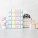 Zoek naar blok cadeaupapier Baby shower