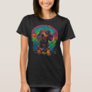 Zoek naar teckel dames tshirts Illustratie