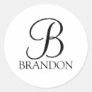 Zoek naar monogram ronde stickers Initiaal