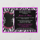Zoek naar zebra bachelorette party uitnodigingen Bruin