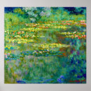 Zoek naar waterlelie vijver posters Claude monet
