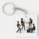 Zoek naar zwarte band sleutelhangers Zwart wit