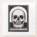 Zoek naar schedel ontwerp onderzetters Memento mori