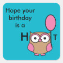 Zoek naar cartoon uilen stickers Verjaardag