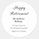 Zoek naar pensionering stickers Minimalistisch