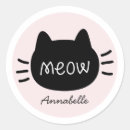Zoek naar katten gezicht stickers Katje