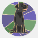 Zoek naar zwart labrador stickers Leuk