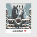 Zoek naar zwarte witte paarden stickers Stabiel