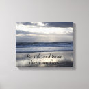 Zoek naar stilte canvas prints Strand