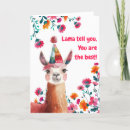 Zoek naar lama kaarten Voor haar