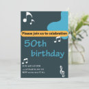 Zoek naar 50ste verjaardag uitnodigingen Minimaal