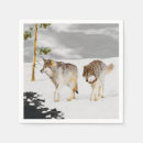 Zoek naar wolven servetten Sneeuw